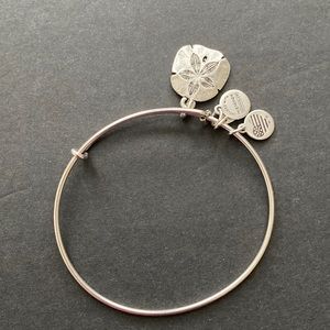 Alex & Ani Sand Dollar Silver Bracelet